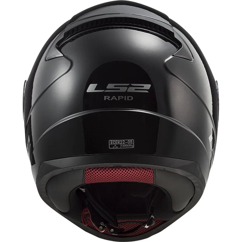 LS2 FF353 RAPID SINGLE MONO GLOSS BLACK