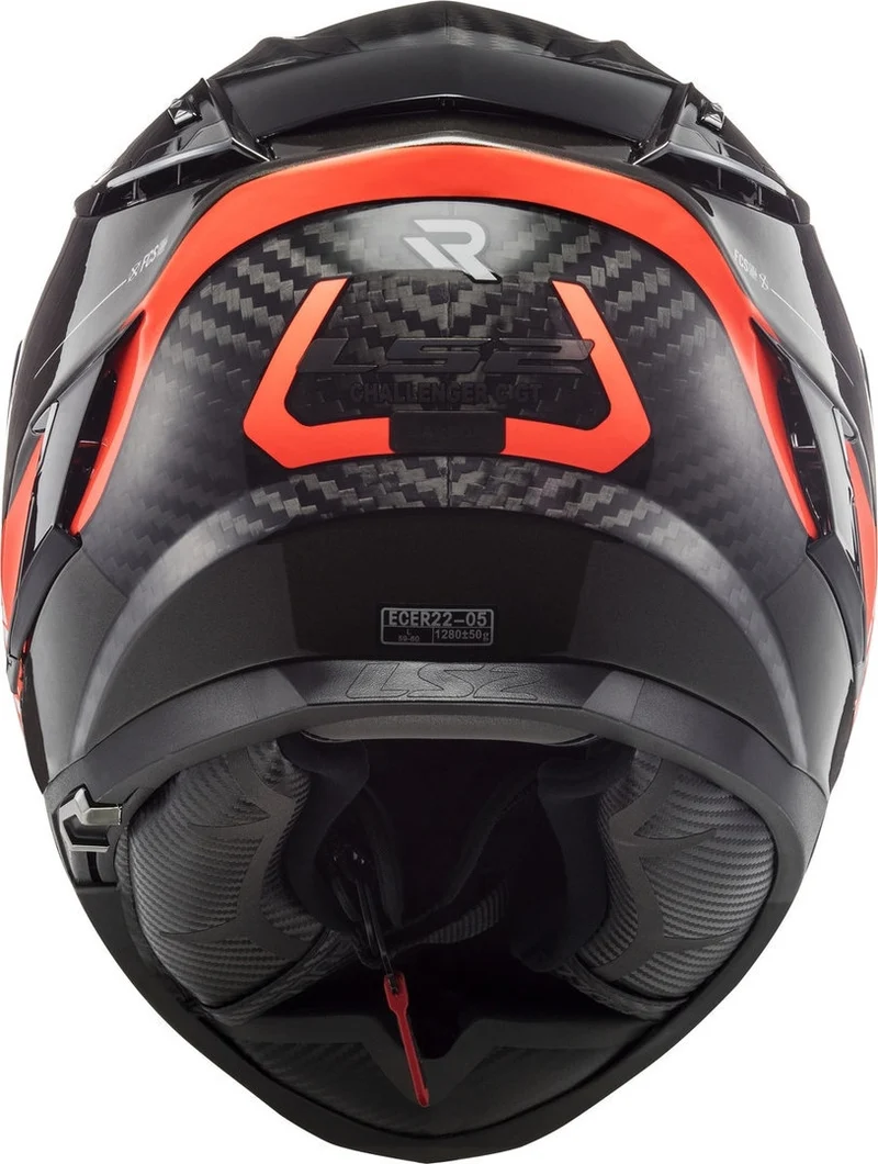 LS2 FF327 CHALLENGER CT2 ALLOY CHROME ORANGE