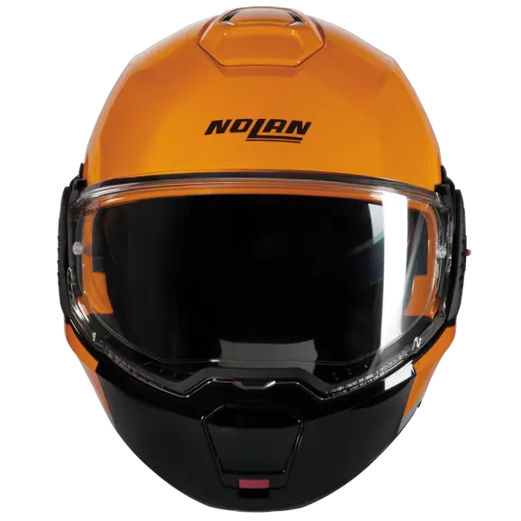 NOLAN N120-1 GRAFO 350 MODULAR CASCOS ARANCIONE GRIGIO NERO