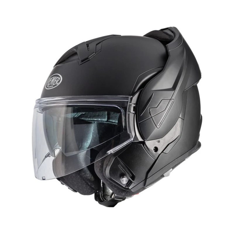 PREMIER X-CHARGER U9BM CASCO MODULAR DE MOTOCICLETA NEGRO