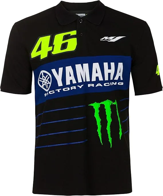 VR46 hombre Polo Yamaha Power Line Camiseta