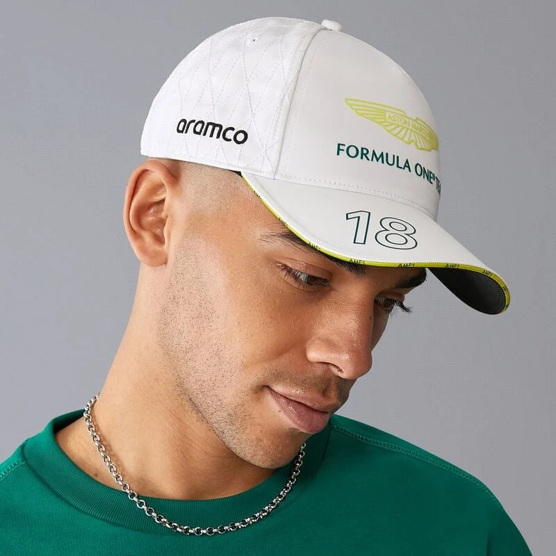 Aston Martin F1 Gorra de piloto de Lance Stroll 2024 del equipo