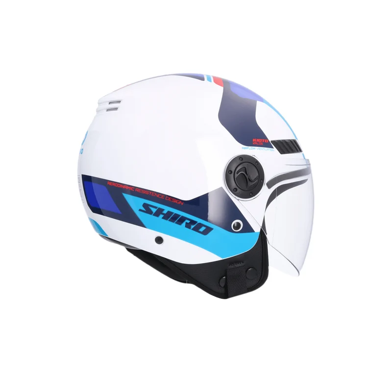 SHIRO CASCO KIOTO KALOS BLANCO_AZUL