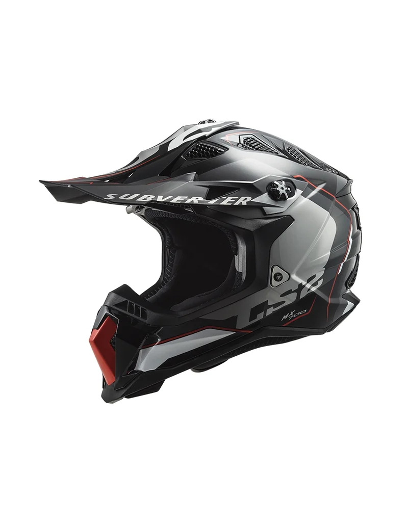 LS2 MX700 SUBVERTER ARCHED SILVER TITANIUM-06