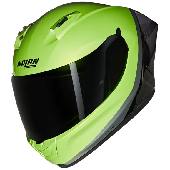NOLAN N60-6 Sport Verniciatura Speciale 348 ligero Casco Verde impulso Nero Grigio