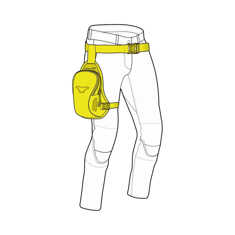 Macna piernas impermeable Bolsa Negro
