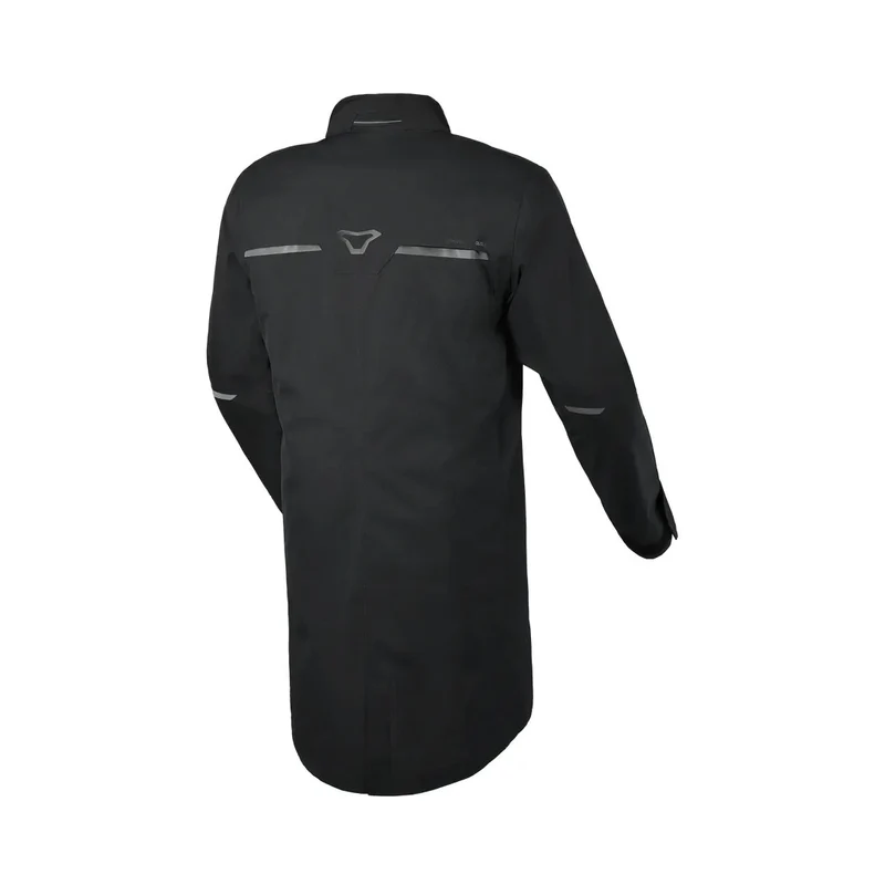 MACNA SKYE HOMBRES MOTO IMPERMEABLE SOBRETODO NEGRO