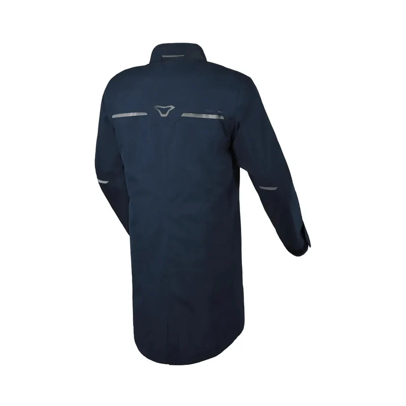 MACNA SKYE HOMBRES MOTO IMPERMEABLE SOBRETODO AZUL OSCURO