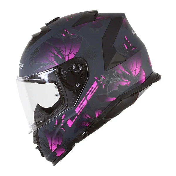 LS2 FF800 STORM BURST MATT BLACK PINK