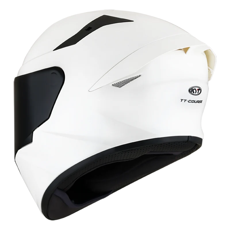 KYT- CASCOS TT-COURSE PLAIN WHITE