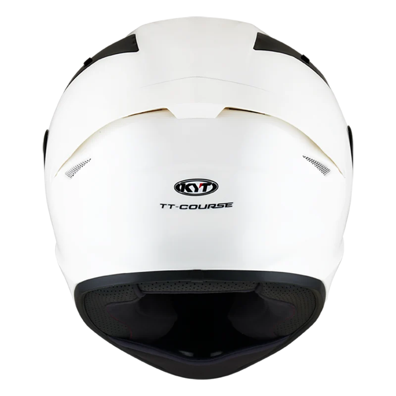 KYT- CASCOS TT-COURSE PLAIN WHITE