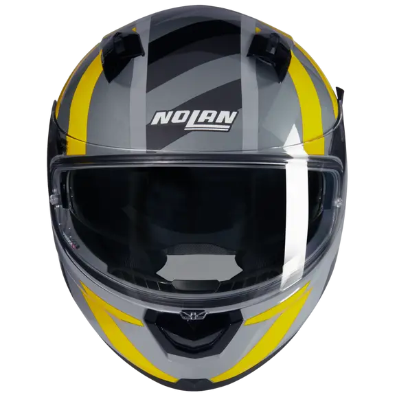 NOLAN N60-6 Sport DINAMICO 344 INTEGRAL CASCO GRIGIO GIALLO NERO