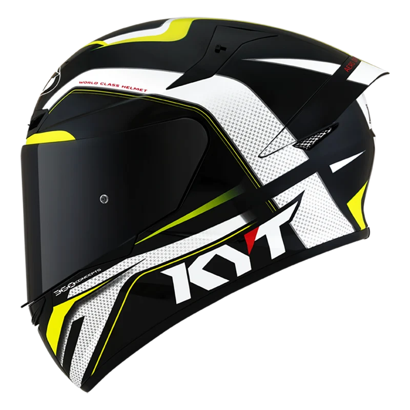 KYT-CASCO TT-COURSE GRAND PRIX BLACK/YELLOW