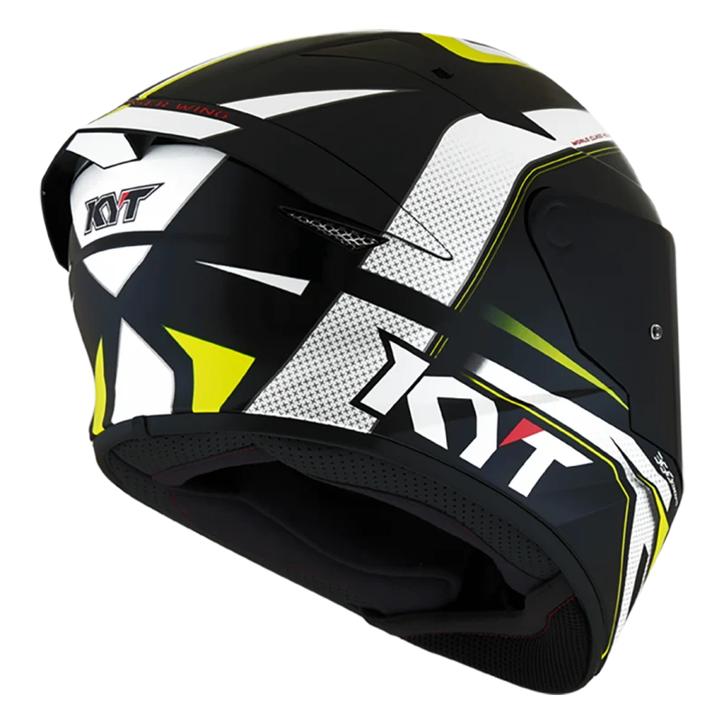 KYT-CASCO TT-COURSE GRAND PRIX BLACK/YELLOW
