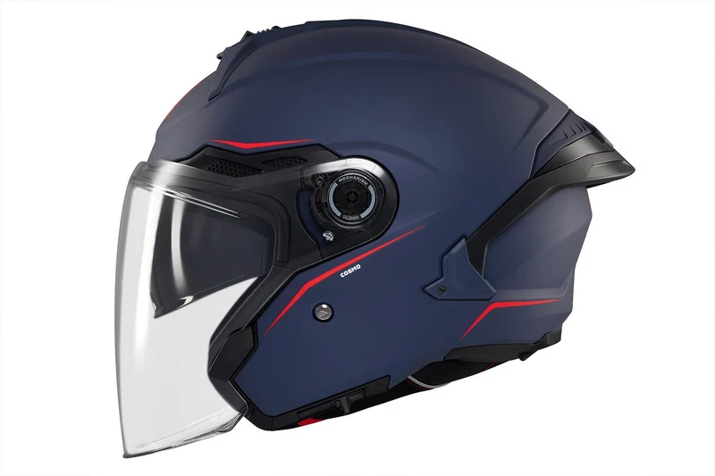MT COSMO SV SOLID CASCO DE MOTO A7 AZUL MATE