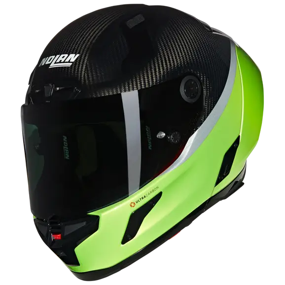 NOLAN X-804 RS ULTRA CARBON D.O.C. 347 Integral Casco Verde Impulso