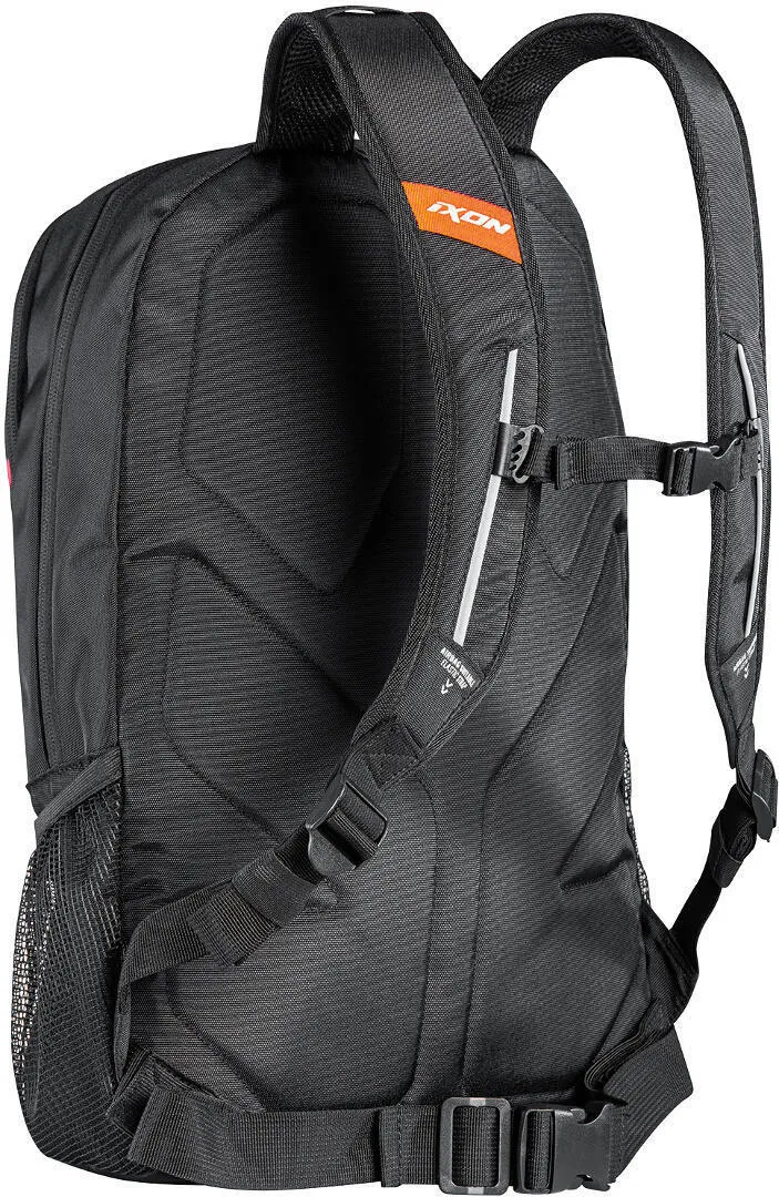IXON R-Tension 23 Mochila TEXTIL Moto Negro Blanco Naranja 23 L