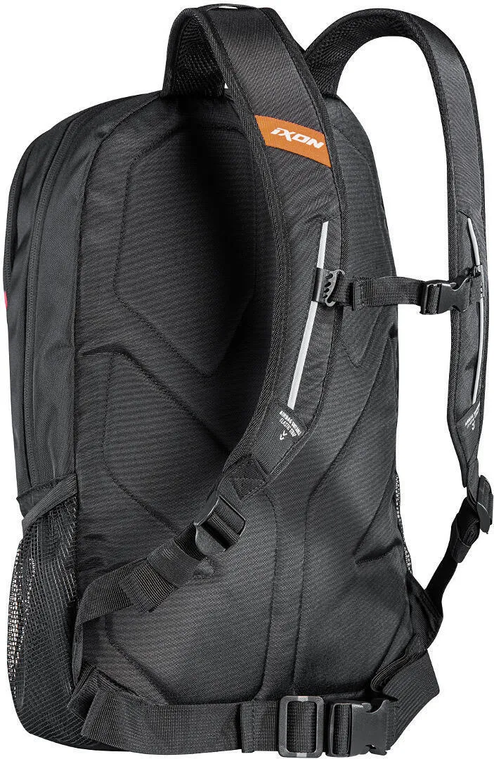 IXON R-Tension 23 Mochila TEXTIL Moto Negro Blanco Oro 23 L