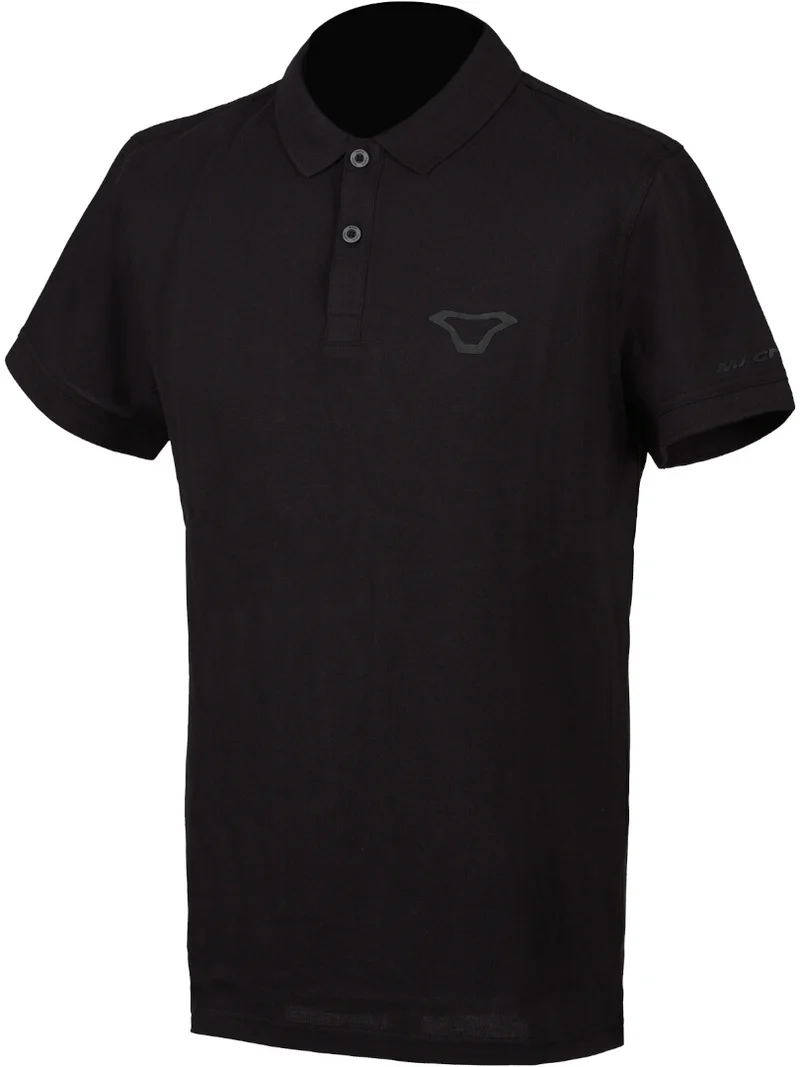 MACNA Estilo Urbano Hombre Polo Camisa Negro