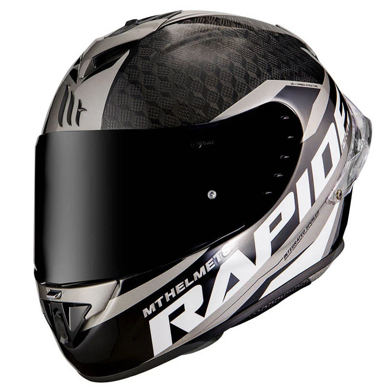 MT FF104PRO RAPIDE PRO CARBON CASCO DE MOTO C2 GLOSS GREY