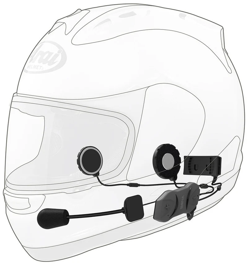 Sena 10R Sistema de comunicación Bluetooth Paquete doble