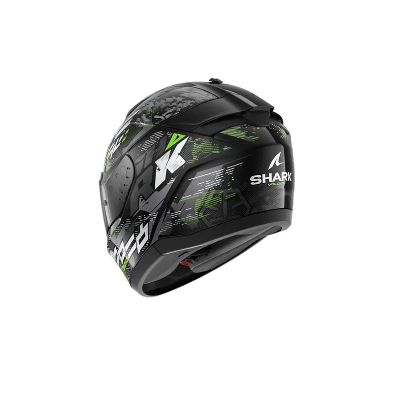 Shark Cascos RIDILL 2 Negro Plata Verde
