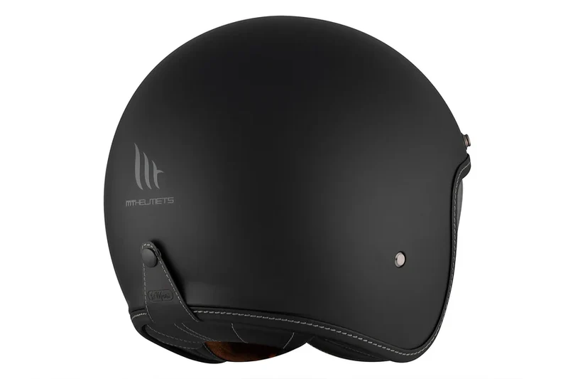 MT LE MANS 2 SV S SOLID A1 JET ABIERTO CASCO DE MOTO NEGRO MATE