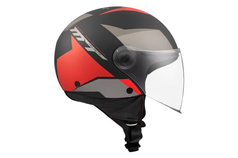 MT STREET S POKE JET ESTILO RETRO MODULAR CASCO DE MOTO B5 MATE