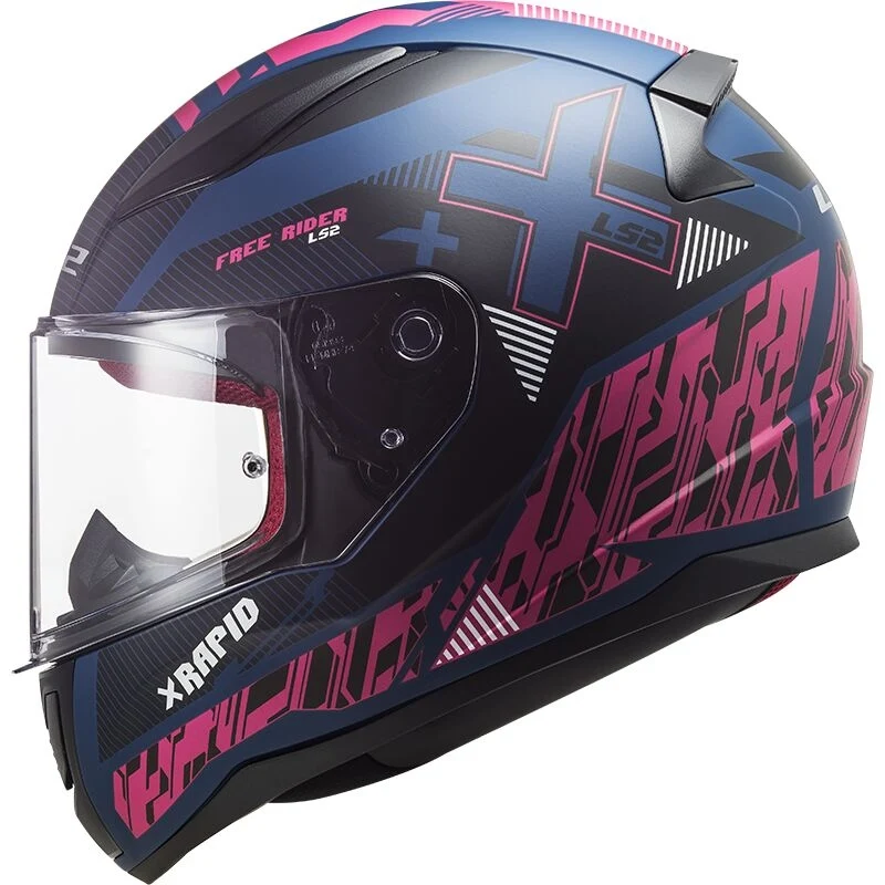 LS2 FF353 RAPID XTREET MATT BLUE PURPLE