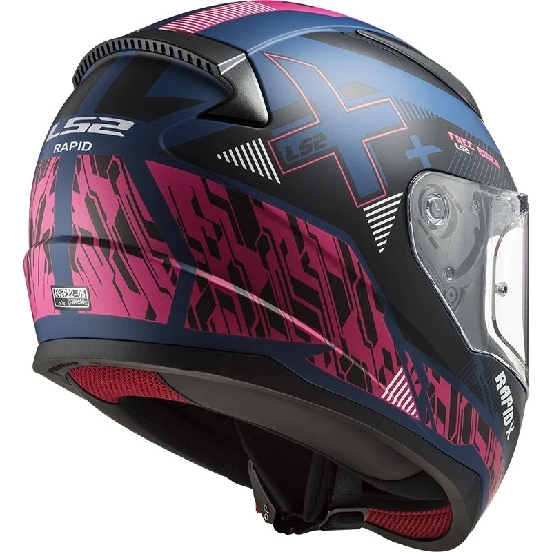 LS2 FF353 RAPID XTREET MATT BLUE PURPLE