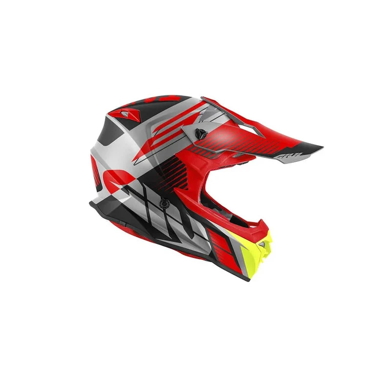 GIVI 60.1 Casco de motocross Rojo Negro Mate Titanio
