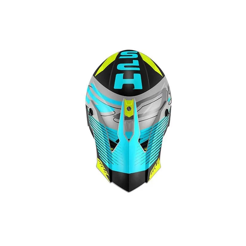 GIVI 60.1 Motocross Todoterreno Casco Negro Cielo Mate