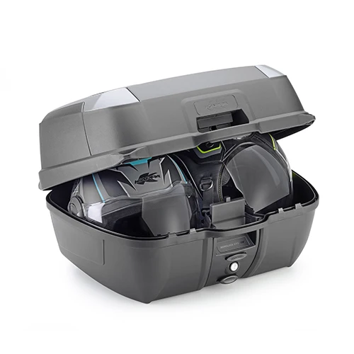KAPPA MALETA NEGRO BASE PARILLA K628 LATERALES GRIS 49LTS