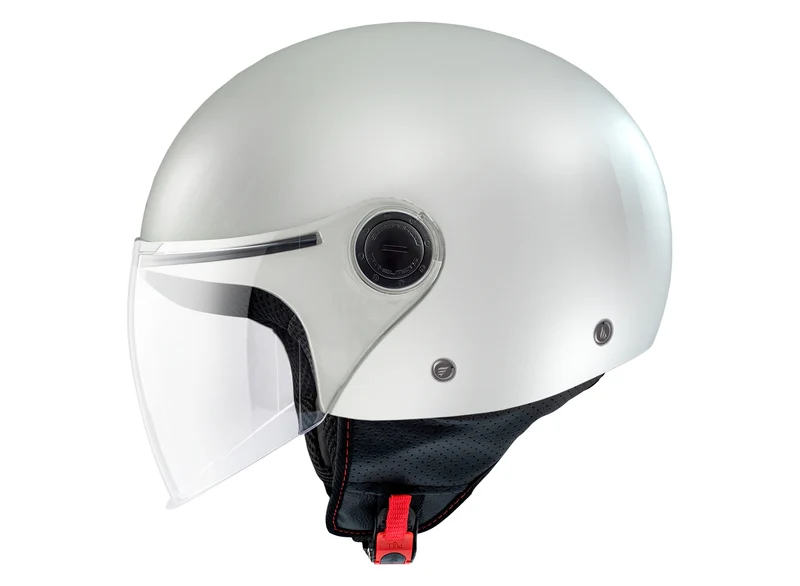 MT STREET S SOLID MODULAR CASCO DE MOTO A0 BLANCO BRILLO