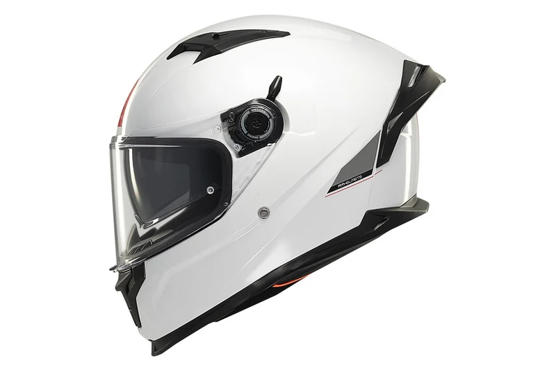 MT BRAKER SV SOLID CASCO DE MOTO A0 BLANCO PERLA BRILLO