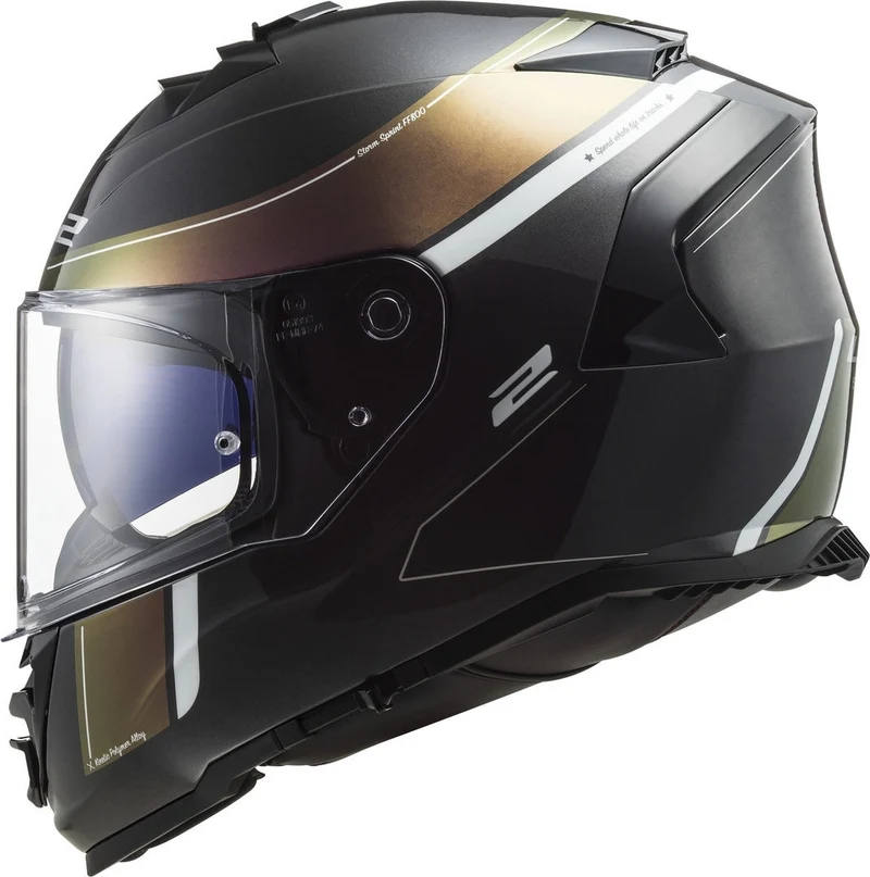 LS2 FF800 STORM VELVET BLACK RAINBOW