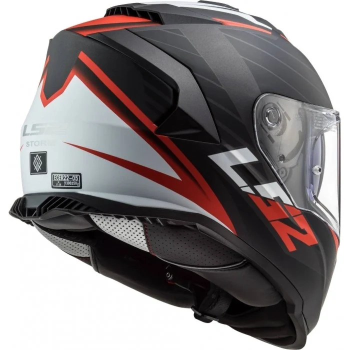 LS2 FF800 STORM NERVE MATT BLACK RED