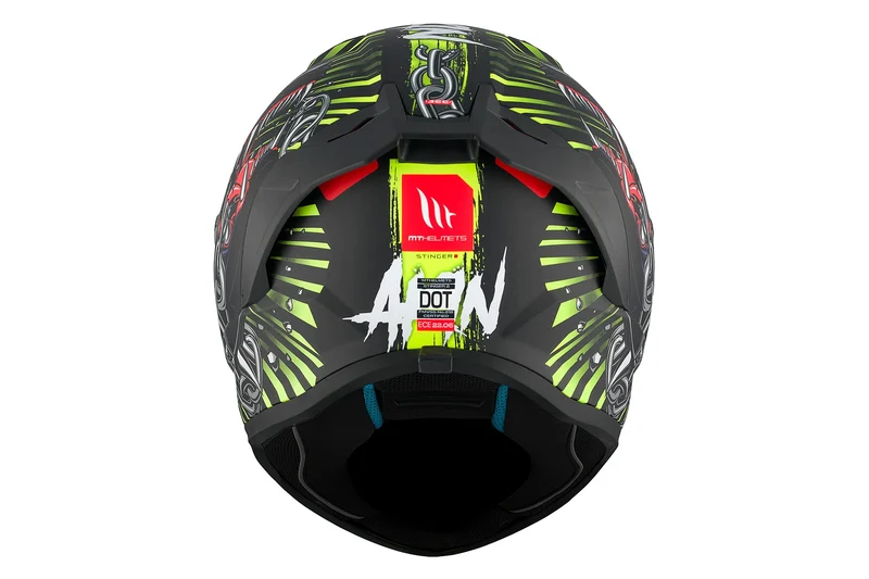 MT STINGER 2 AKIN HOMOLOGACIÃ³N ECE INTEGRALES CASCO DE MOTO A3 MATE