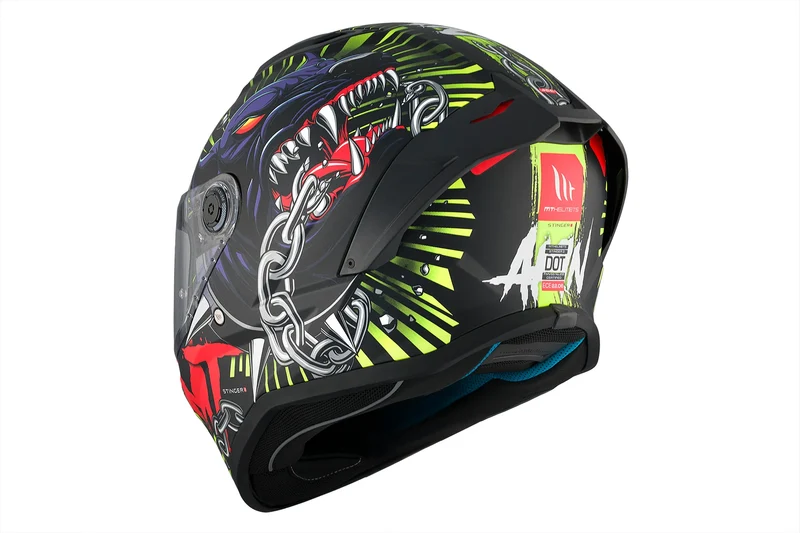 MT STINGER 2 AKIN HOMOLOGACIÃ³N ECE INTEGRALES CASCO DE MOTO A3 MATE