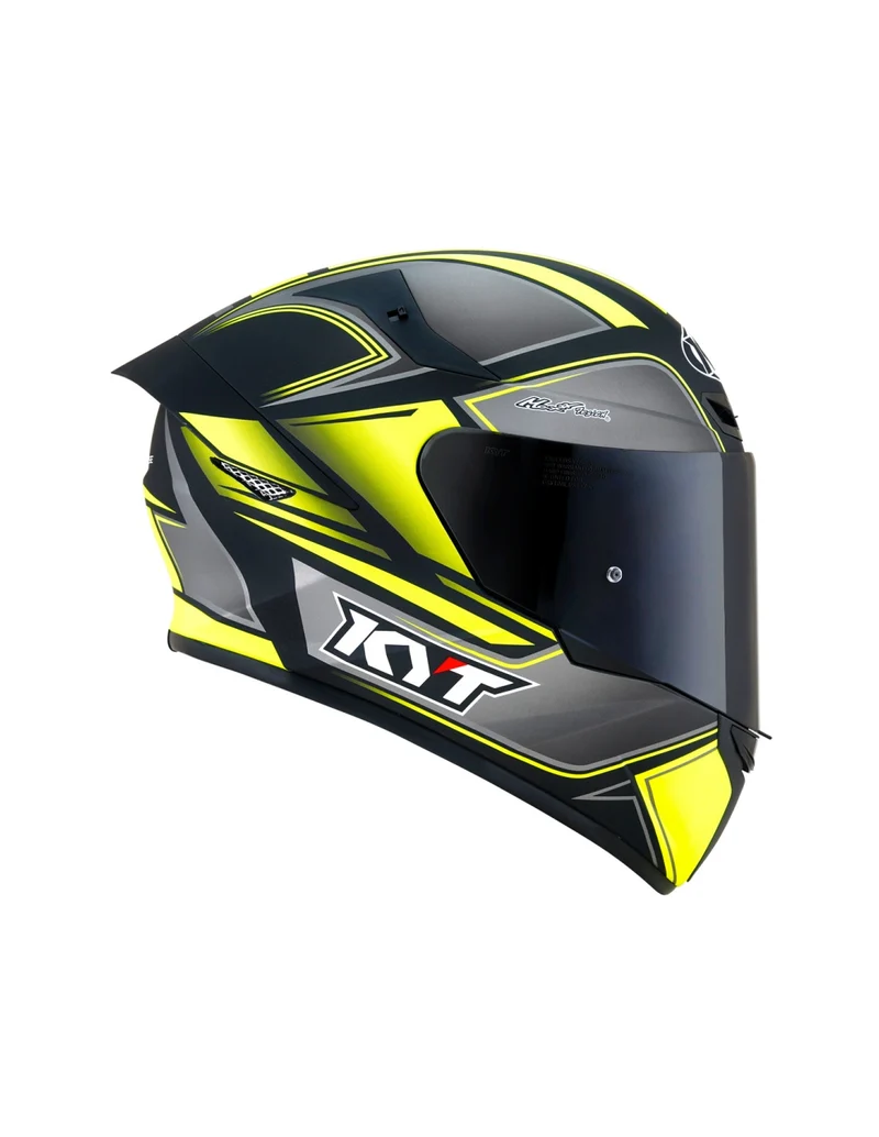KYT- CASCOS TT-COURSE TOURIST MATT YELLOW FLUO