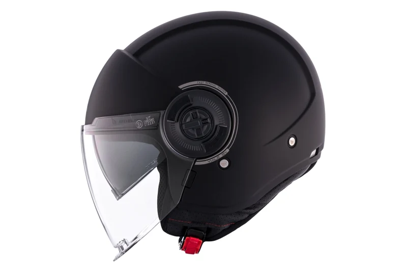 MT VIALE SV S SOLID URBANA CASCO DE MOTO A1 NEGRO MATE