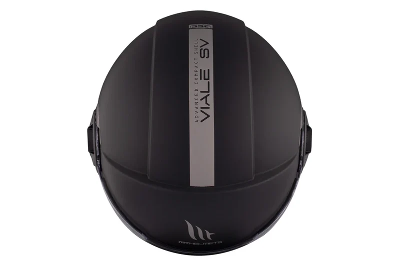 MT VIALE SV S SOLID URBANA CASCO DE MOTO A1 NEGRO MATE