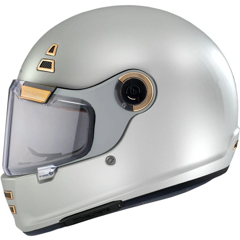 MT JARAMA SOLID INTEGRAL CASCO DE MOTO A0 BLANCO PERLA BRILLO