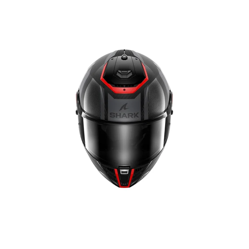 SHARK CASCO SPARTAN RS CARBON SHAWN Carbono Naranja Plata