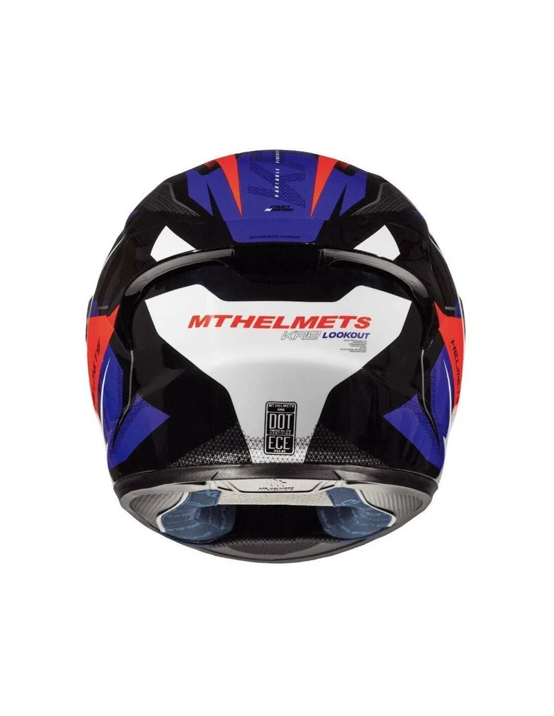 MT FF103 KRE LOOKOUT CASCO DE MOTO G2 ROJO FLÚORR BRILLO