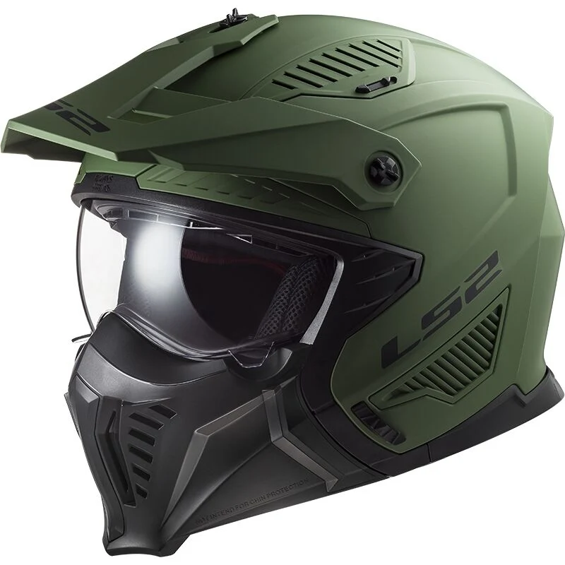 LS2 OF606 DRIFTER SOLID MATT MILITARY GREEN