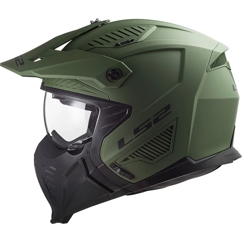 LS2 OF606 DRIFTER SOLID MATT MILITARY GREEN