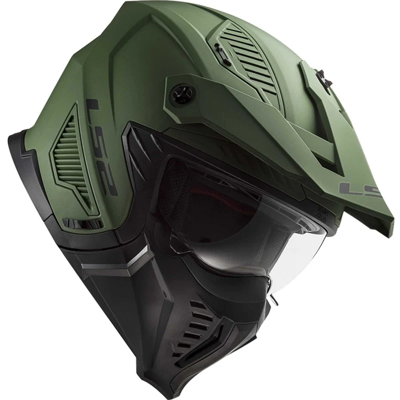 LS2 OF606 DRIFTER SOLID MATT MILITARY GREEN