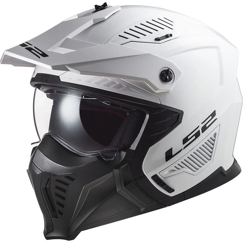 LS2 OF606 DRIFTER SOLID WHITE