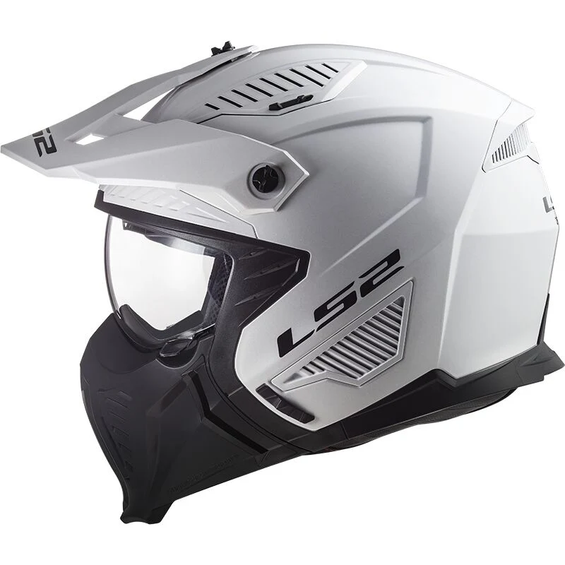 LS2 OF606 DRIFTER SOLID WHITE